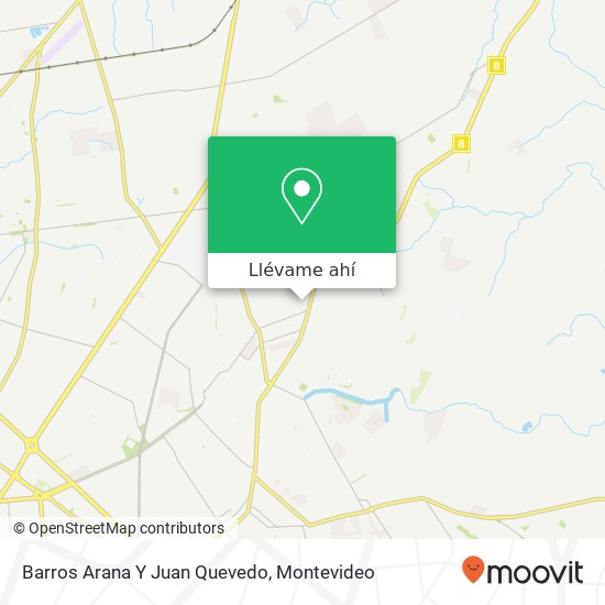 Mapa de Barros Arana Y Juan Quevedo