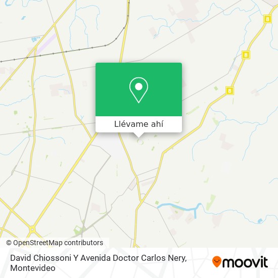 Mapa de David Chiossoni Y Avenida Doctor Carlos Nery