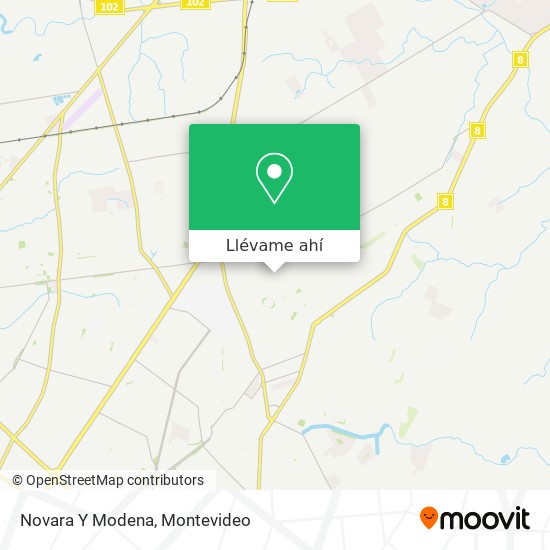 Mapa de Novara Y Modena