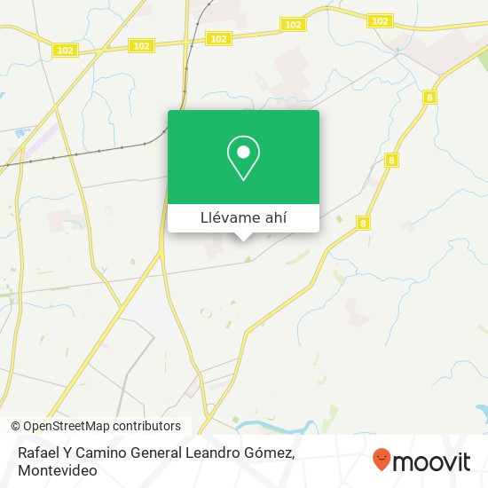Mapa de Rafael Y Camino General Leandro Gómez