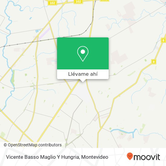 Mapa de Vicente Basso Maglio Y Hungria