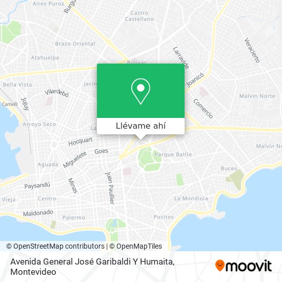 Mapa de Avenida General José Garibaldi Y Humaita