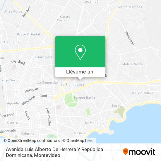 Mapa de Avenida Luis Alberto De Herrera Y República Dominicana