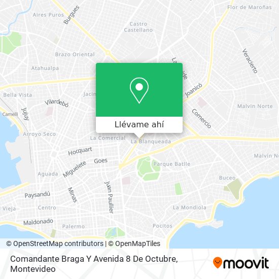 Mapa de Comandante Braga Y Avenida 8 De Octubre