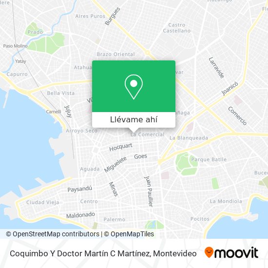 Mapa de Coquimbo Y Doctor Martín C Martínez