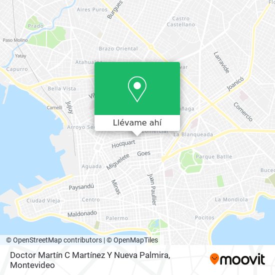 Mapa de Doctor Martín C Martínez Y Nueva Palmira