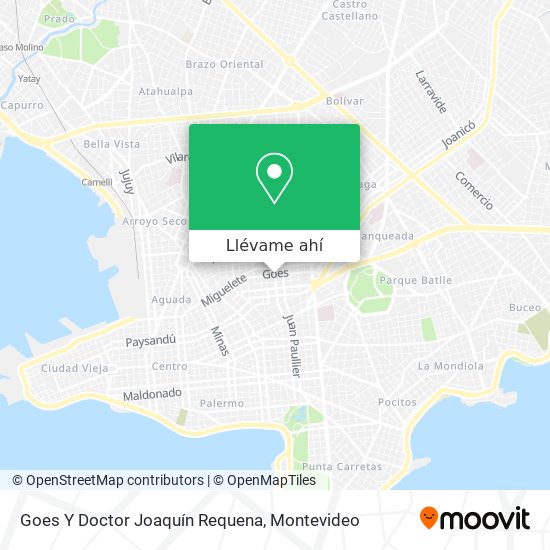 Mapa de Goes Y Doctor Joaquín Requena