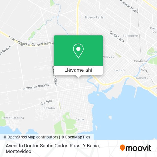 Mapa de Avenida Doctor Santin Carlos Rossi Y Bahía