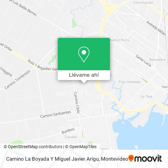 Mapa de Camino La Boyada Y Miguel Javier Arigu