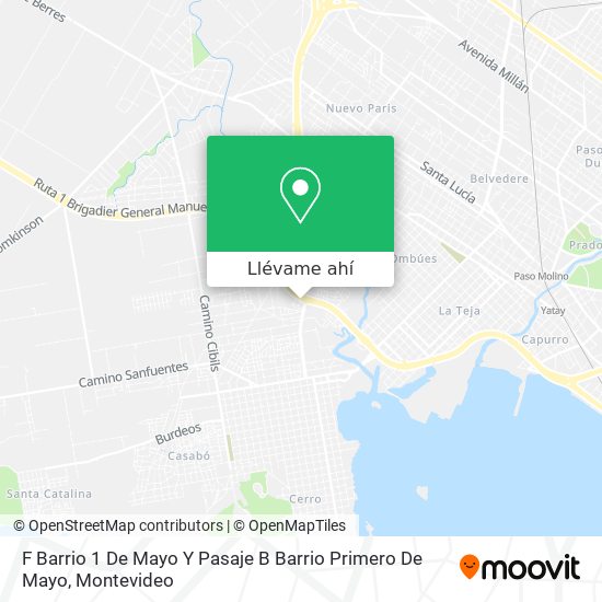 Mapa de F Barrio 1 De Mayo Y Pasaje B Barrio Primero De Mayo