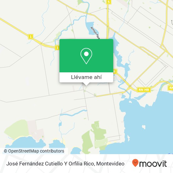 Mapa de José Fernández Cutiello Y Orfilia Rico