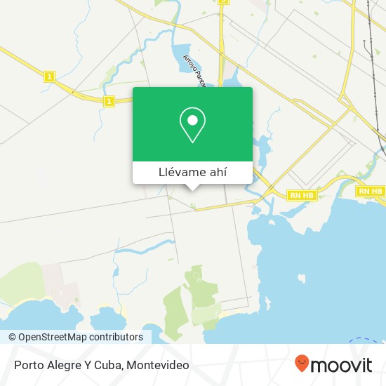 Mapa de Porto Alegre Y Cuba