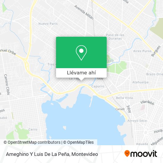 Mapa de Ameghino Y Luis De La Peña