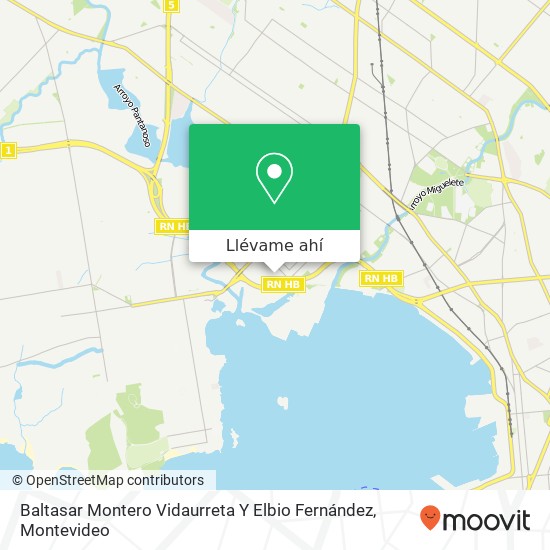 Mapa de Baltasar Montero Vidaurreta Y Elbio Fernández