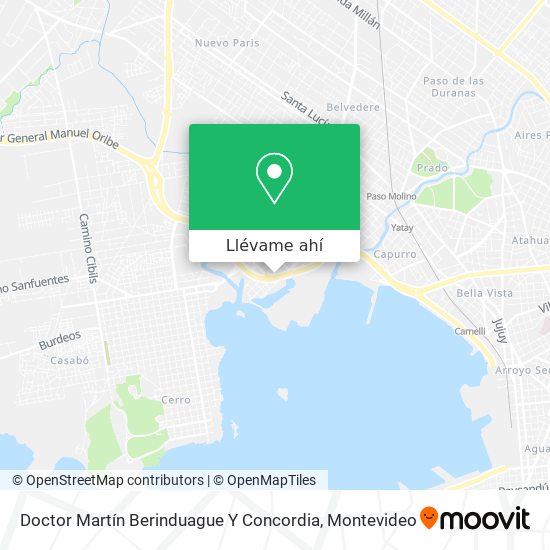 Mapa de Doctor Martín Berinduague Y Concordia