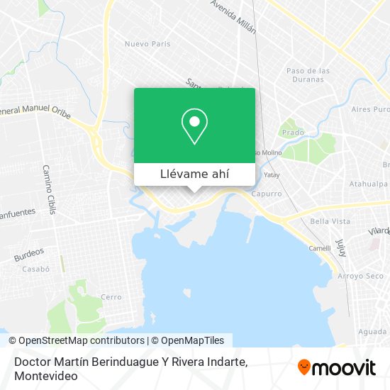 Mapa de Doctor Martín Berinduague Y Rivera Indarte