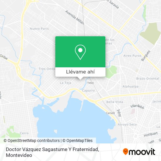 Mapa de Doctor Vázquez Sagastume Y Fraternidad