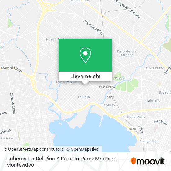 Mapa de Gobernador Del Pino Y Ruperto Pérez Martínez