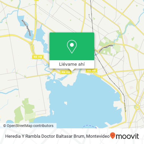 Mapa de Heredia Y Rambla Doctor Baltasar Brum