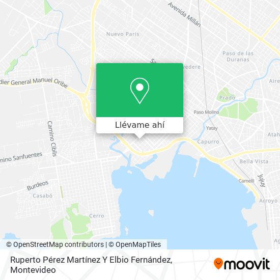 Mapa de Ruperto Pérez Martínez Y Elbio Fernández