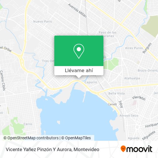 Mapa de Vicente Yañez Pinzón Y Aurora