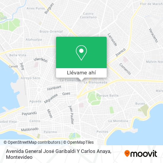Mapa de Avenida General José Garibaldi Y Carlos Anaya