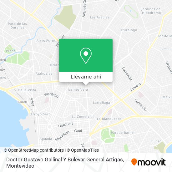 Mapa de Doctor Gustavo Gallinal Y Bulevar General Artigas