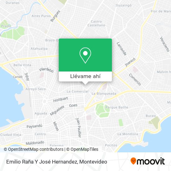 Mapa de Emilio Raña Y José Hernandez