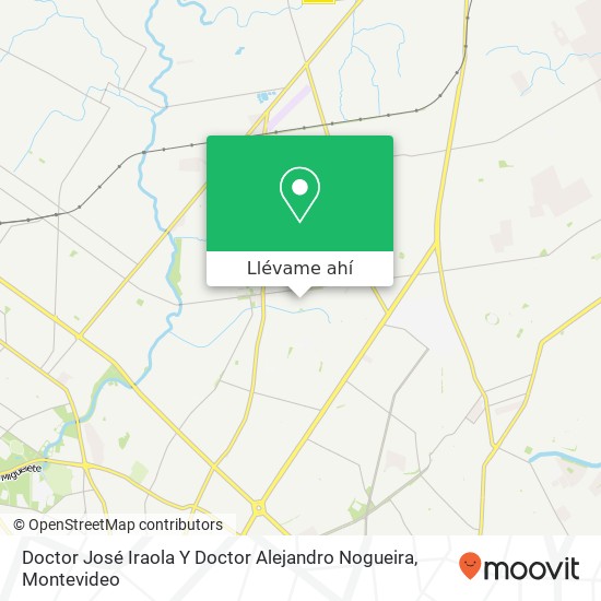 Mapa de Doctor José Iraola Y Doctor Alejandro Nogueira