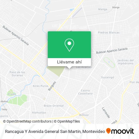 Mapa de Rancagua Y Avenida General San Martín