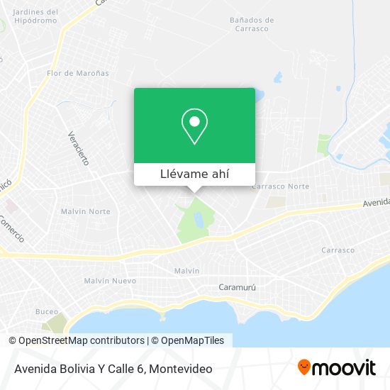 Mapa de Avenida Bolivia Y Calle 6