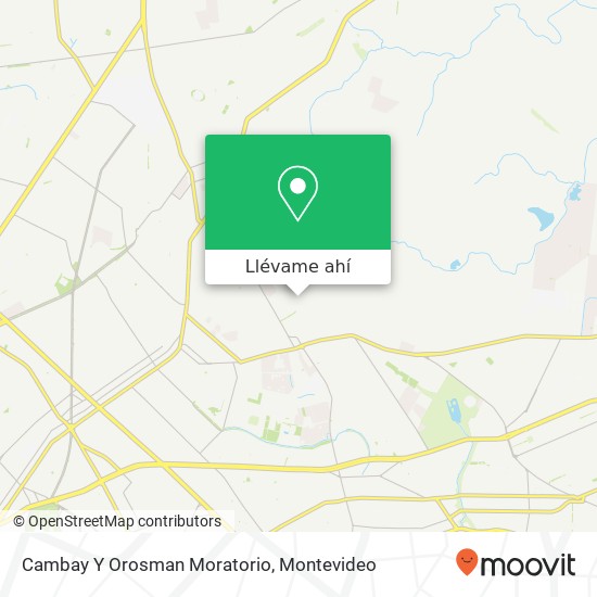 Mapa de Cambay Y Orosman Moratorio