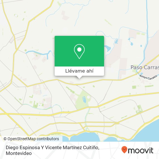 Mapa de Diego Espinosa Y Vicente Martínez Cuitiño