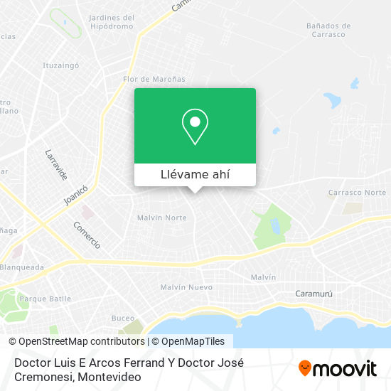 Mapa de Doctor Luis E Arcos Ferrand Y Doctor José Cremonesi