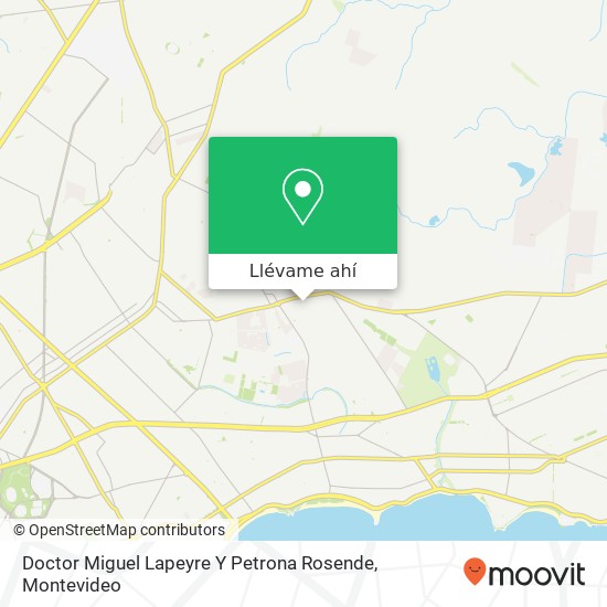Mapa de Doctor Miguel Lapeyre Y Petrona Rosende