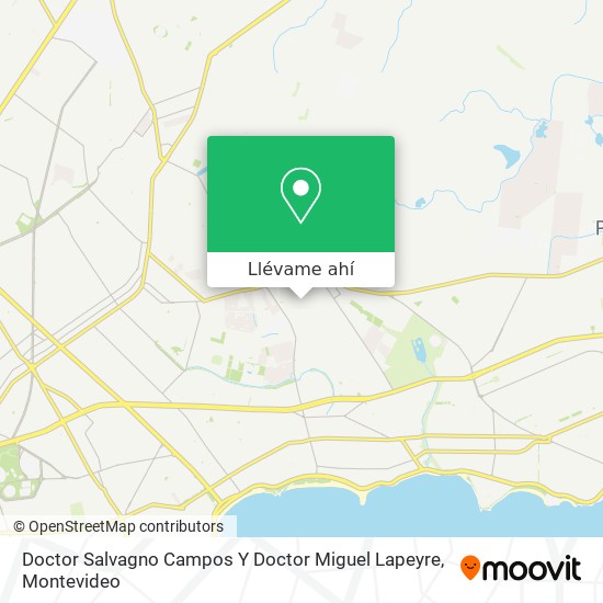 Mapa de Doctor Salvagno Campos Y Doctor Miguel Lapeyre