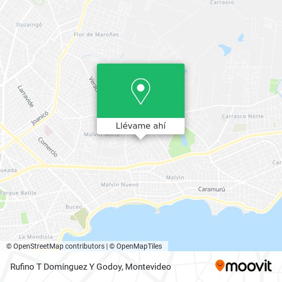 Mapa de Rufino T Domínguez Y Godoy