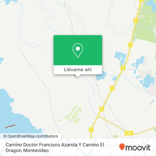 Mapa de Camino Doctor Francisco Azarola Y Camino El Dragon