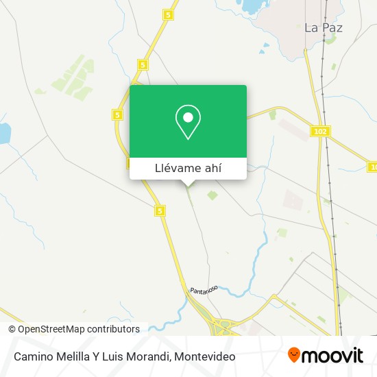 Mapa de Camino Melilla Y Luis Morandi