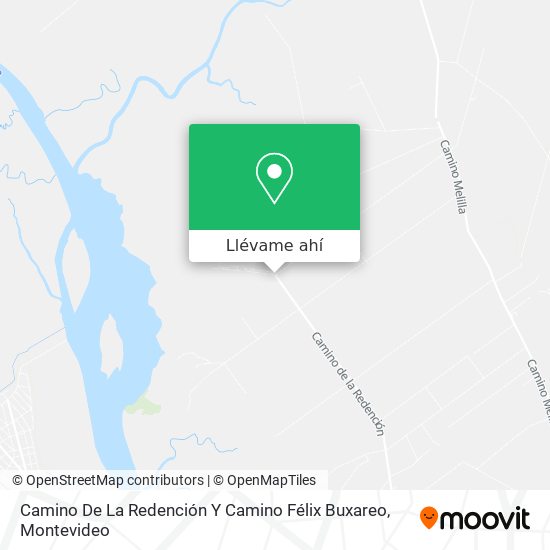 Mapa de Camino De La Redención Y Camino Félix Buxareo