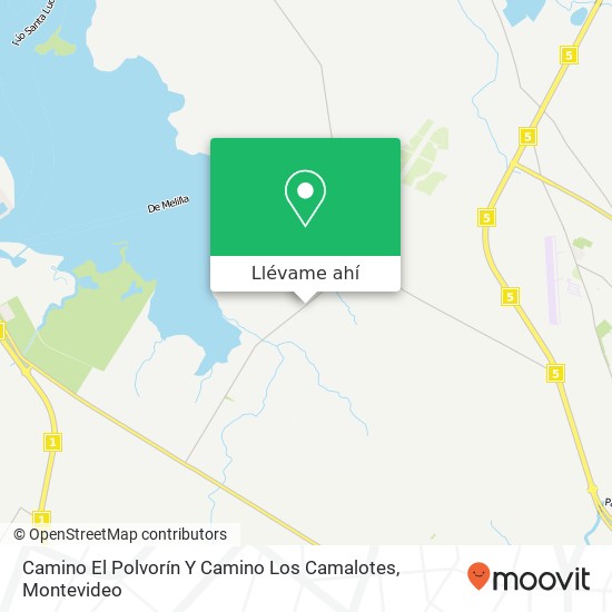 Mapa de Camino El Polvorín Y Camino Los Camalotes