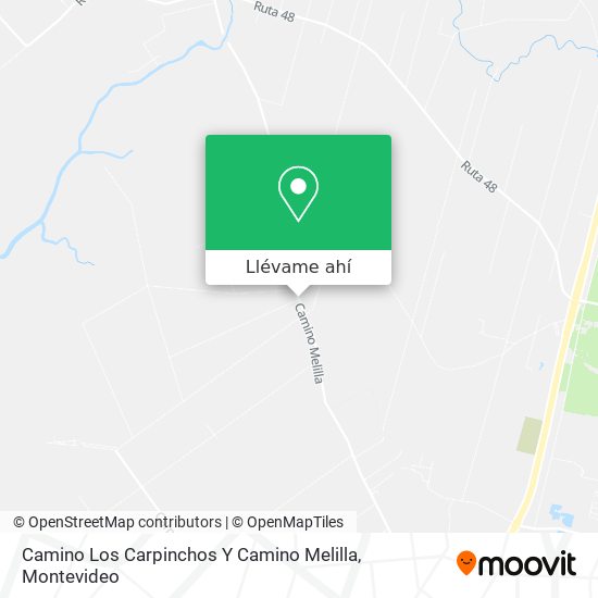 Mapa de Camino Los Carpinchos Y Camino Melilla