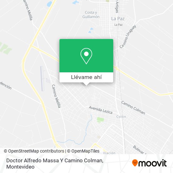 Mapa de Doctor Alfredo Massa Y Camino Colman