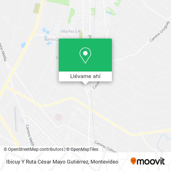 Mapa de Ibicuy Y Ruta César Mayo Gutiérrez