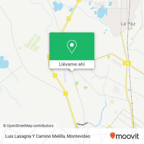 Mapa de Luis Lasagna Y Camino Melilla