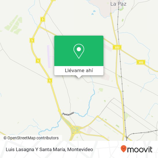 Mapa de Luis Lasagna Y Santa María