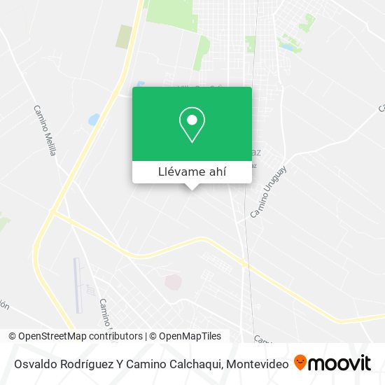 Mapa de Osvaldo Rodríguez Y Camino Calchaqui