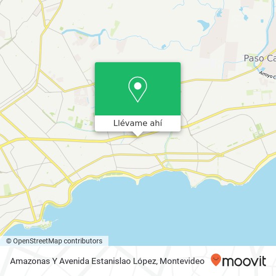 Mapa de Amazonas Y Avenida Estanislao López