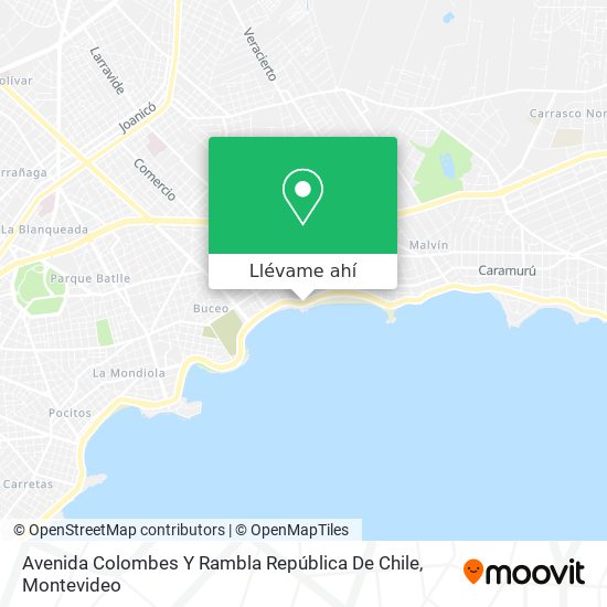 Mapa de Avenida Colombes Y Rambla República De Chile