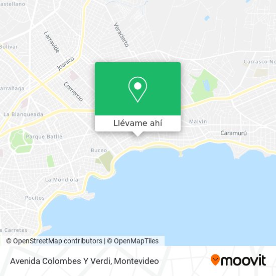Mapa de Avenida Colombes Y Verdi
